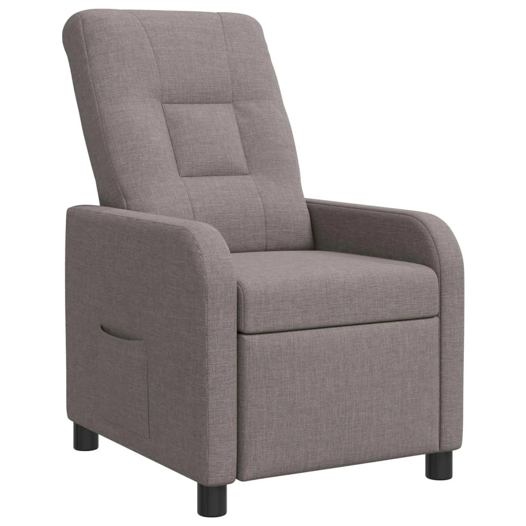 Divano Sedia-Poltrona reclinabile Tortora Tessuto 482940