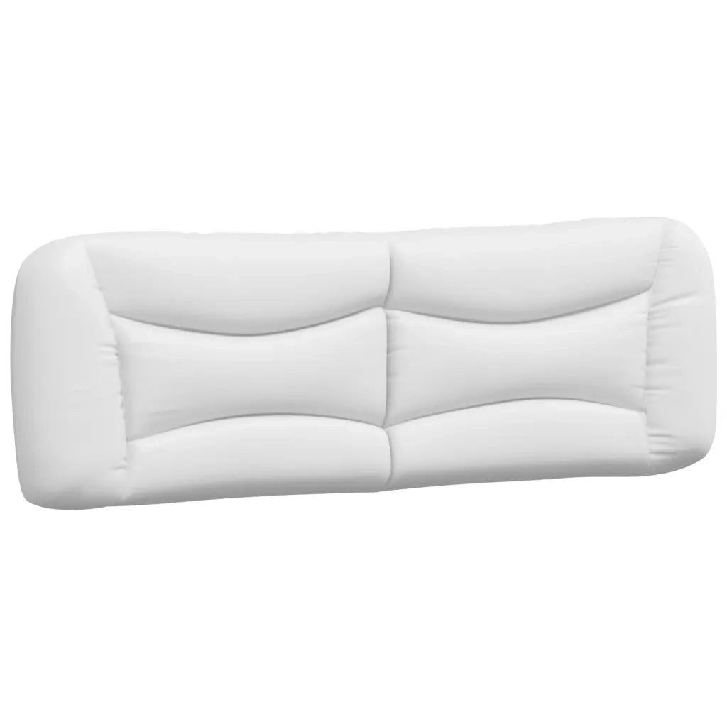 Letto con Materasso Hvar Bianco 160x200 cm in Similpelle