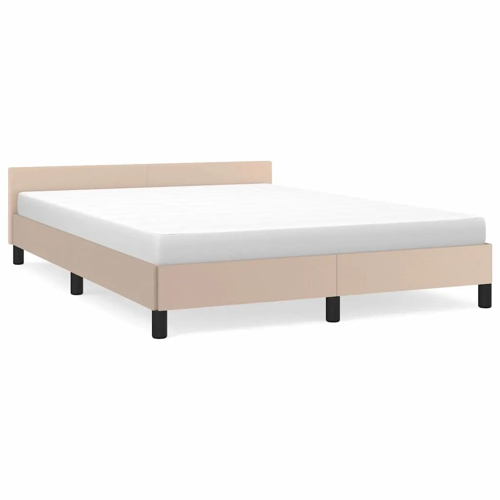 Giroletto con Testiera senza Materasso Cappuccino 140x200 cm 347506