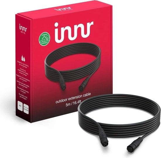 Cavo di allungamento per uso esterno - 5 metri - IP67 - Impermeabile