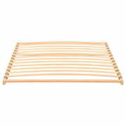 Letto matrimoniale | Letto per adulti | Base a doghe Marrone 120 x 190 cm Legno massello di faggio