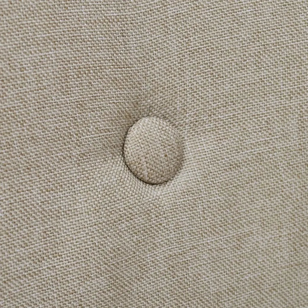 Sedie da Pranzo 2 pz Beige in Tessuto e Massello di Rovere cod mxl 62735
