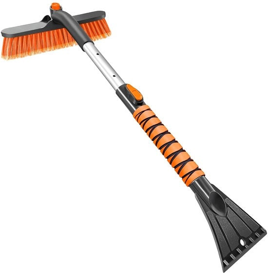 Schrappatore per Vetro e Parabrezza Esterno - Estensibile - 84 cm - Arancione
