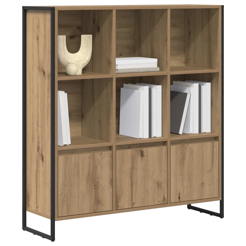 Armadio per Libri 2 pcs Rovere Artigianale 99,5 x 30 x 108 cm