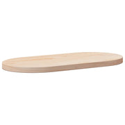 Piano Tavolo 80x40x2,5 cm in Legno Massello di Pino Ovalecod mxl 72141