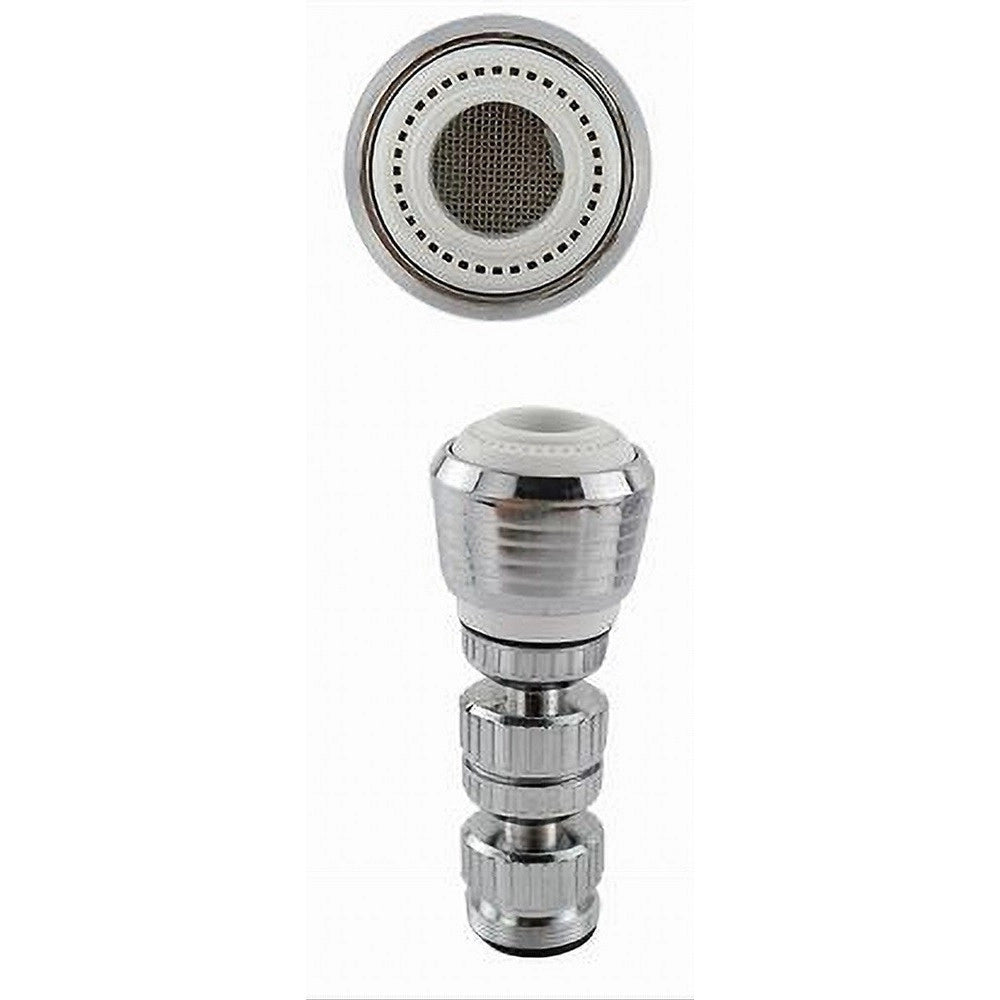 Trade Shop - Aeratore Rompigetto Per Lavello Rubinetto Da Cucina Cromato Filtro Snodato 69261 -