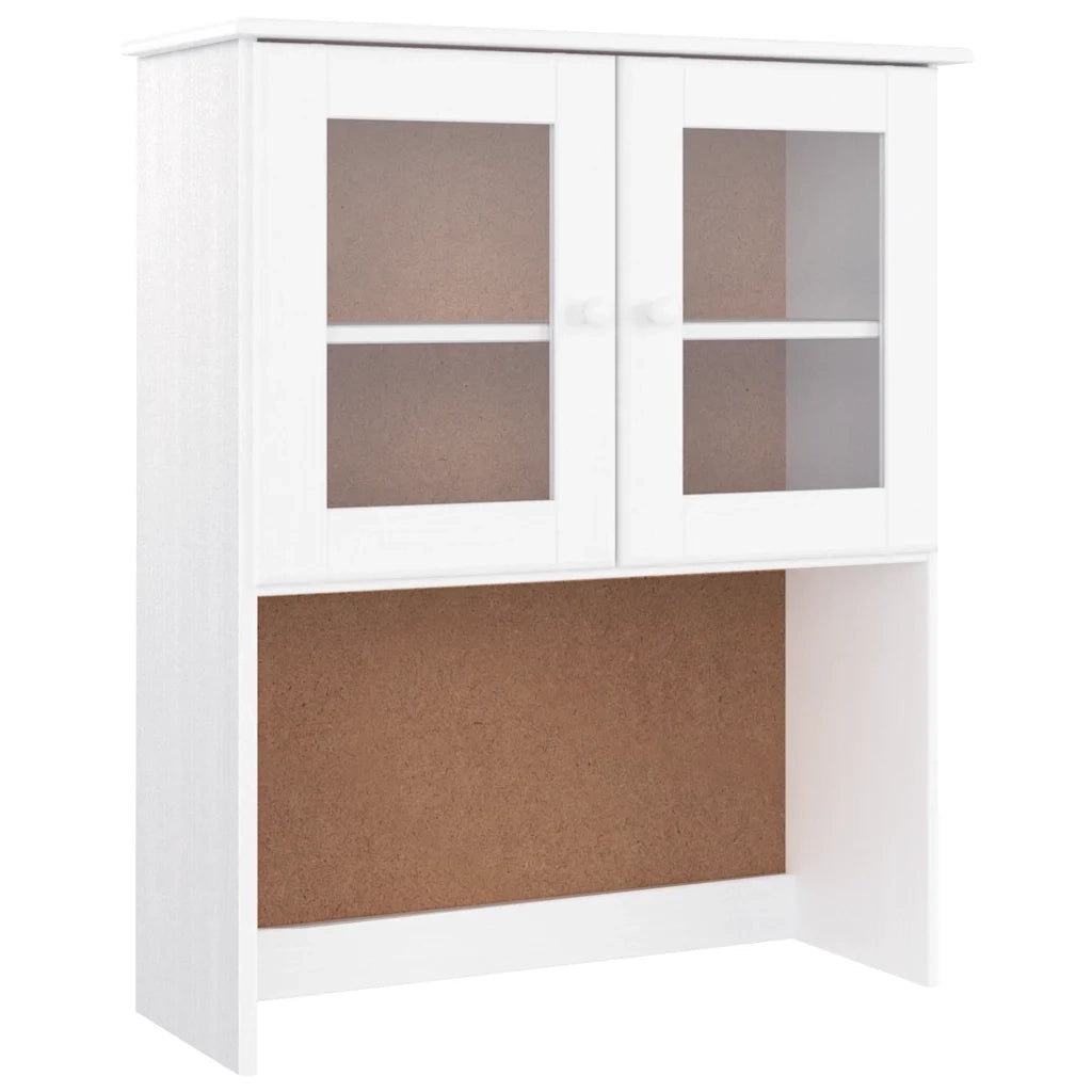 Piano Comò ALTA Bianco 77x30x92 cm in Legno Massello di Pino 353946