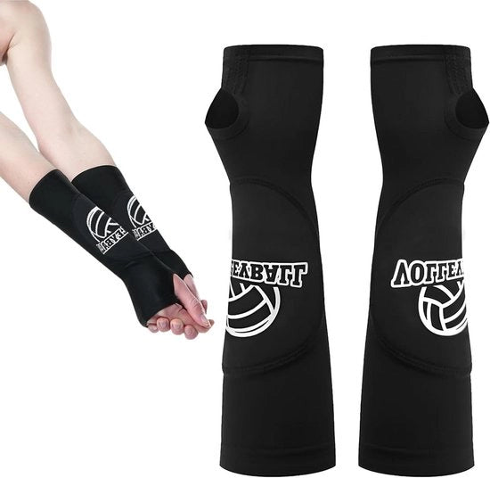 Volleybal Arm Protettori con Antiscivolo e Tasca per Bambini - Accessori di Volleybal per Braccio - Gomiti di Protezione per Volleybal con Protezione per Avambraccio