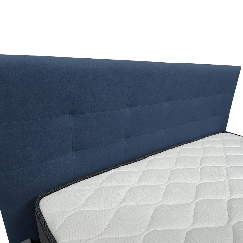 Letto contenitore piazza e mezza 120x190 cm con rete ortopedica a doghe, tessuto Enjoy, made in Italy - 57 Pacific