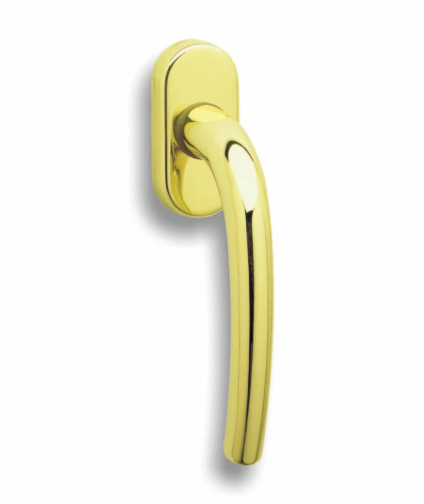 Ghidini 744577001 Milena Martellina DK Q7 x 40 mm per Finestre Anti-ribalta colore Ottone Lucido
