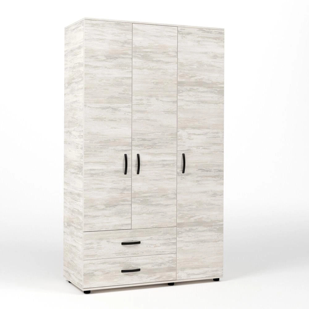 Kit Armadio 3 Ante con 2 Cassetti cm. 120x52x205H