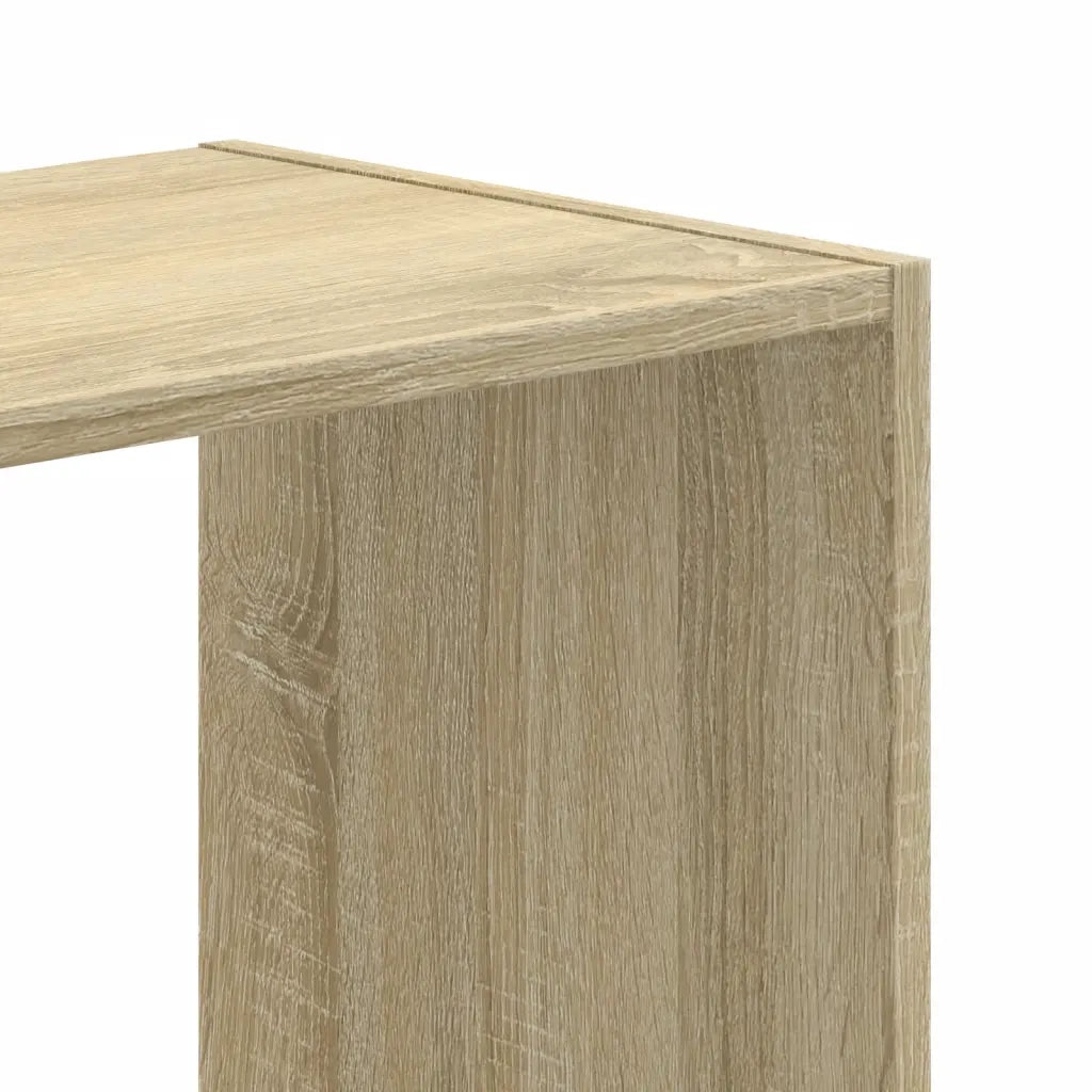 Libreria-Scaffale per Libri-Mobile di Stoccaggio Rovere Sonoma 102x32x108 cm in Legno Multistrato
