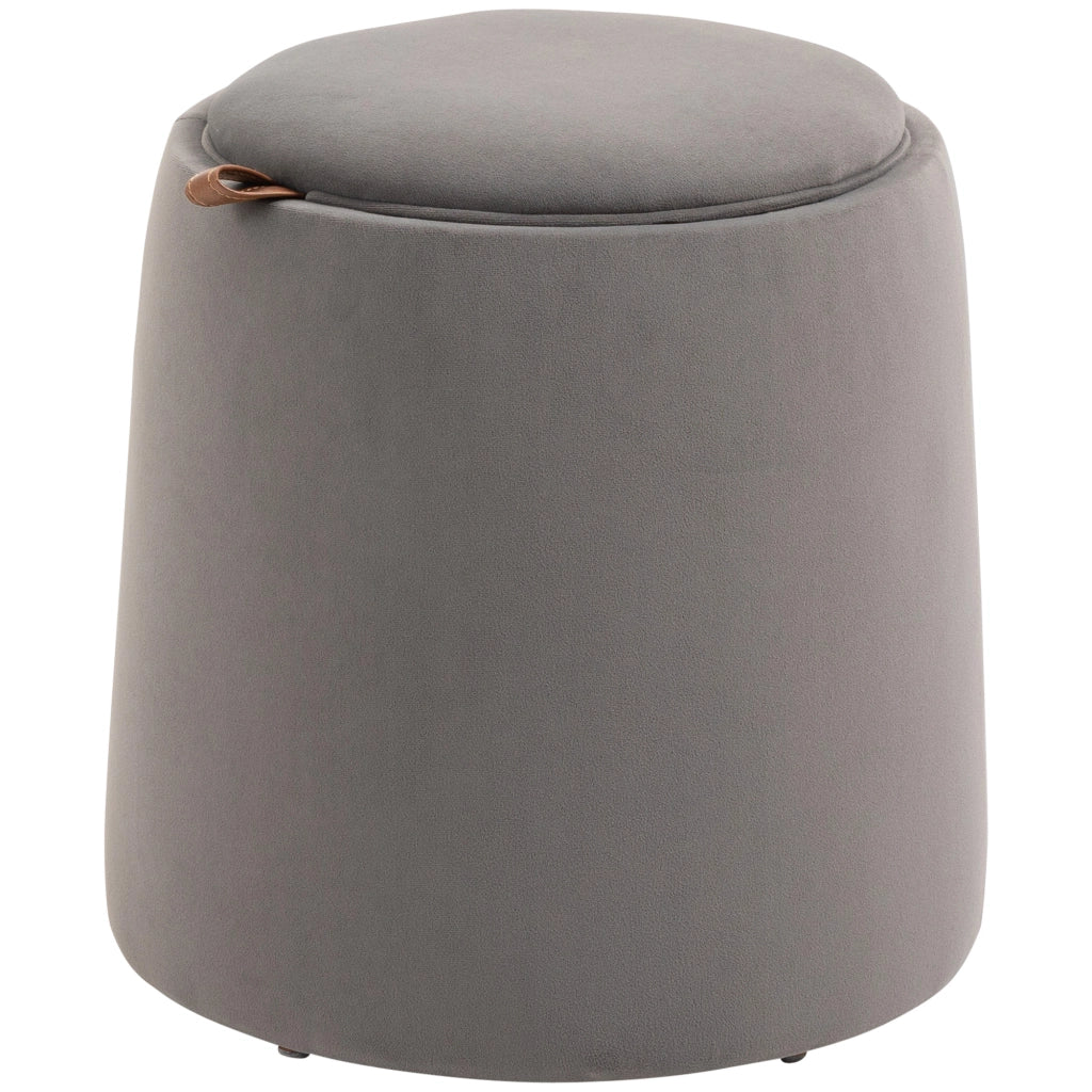 Hocker con cassetto ¨C zephmum ¨C grigio 44x47.5 cm