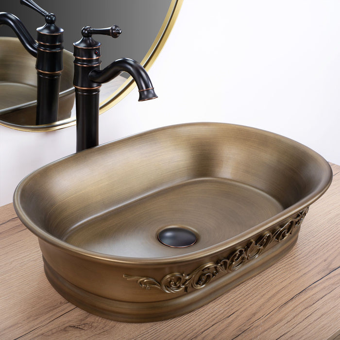 Lavabo Da Appoggio Rea Wilma Rustic