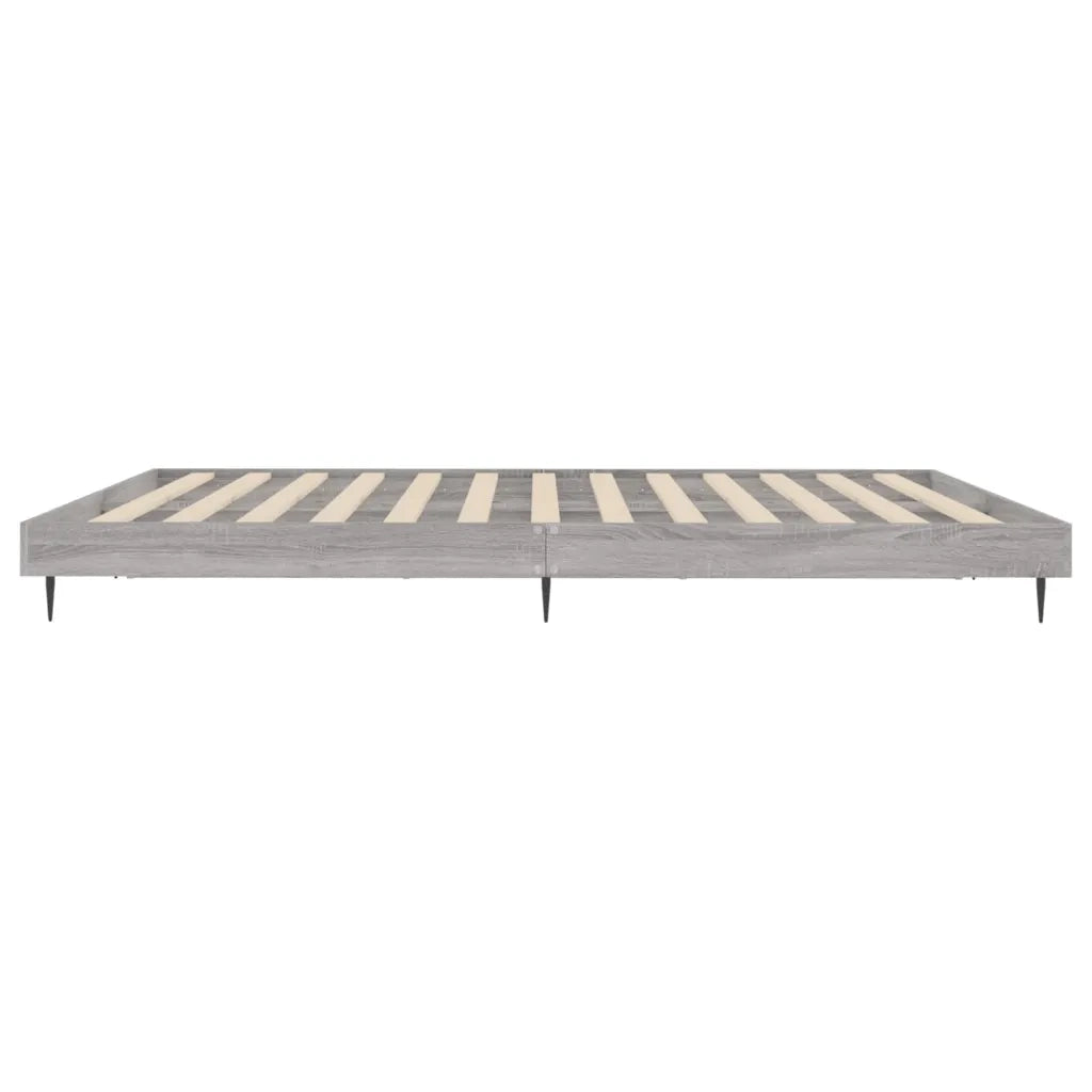 Giroletto senza Materasso Grigio Sonoma 160x200 cm Truciolato 832235