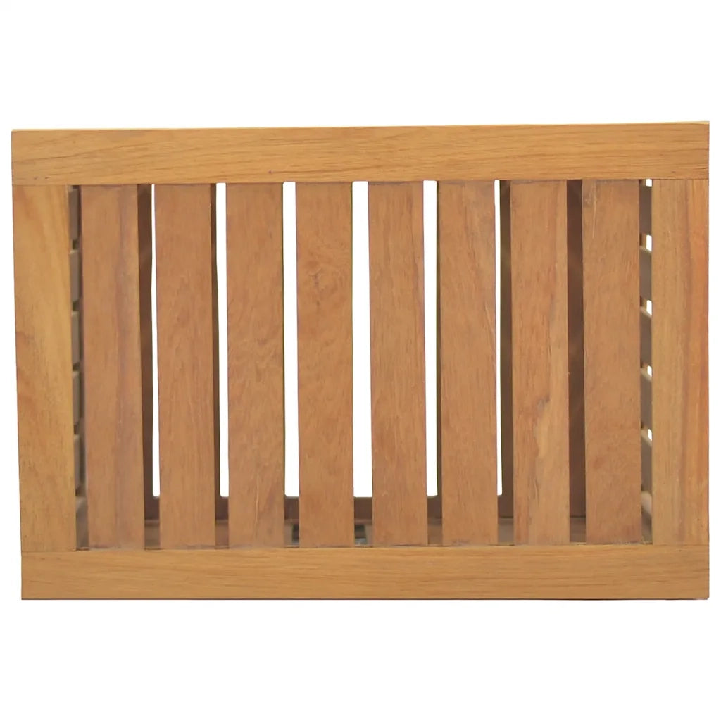 Cesto del Bucato 50x35x60 cm in Legno Massello di Teak 340759