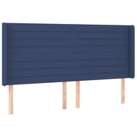 Letto a Molle con Materasso e LED Blu 180x200 cm in Tessuto 3138979