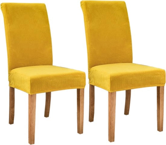 Sedili per sala da pranzo - 2 pezzi - Copri sedile - Hoes per sedile da pranzo - Stretch - Universali - Arredamento - sedile da pranzo - Coperture per sedili - Copri sedili in maglia