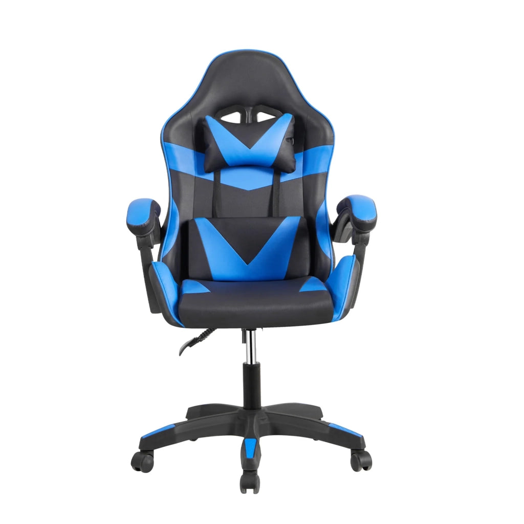 POLTRONA GAMING ALFA NERA/BLU SIMILP