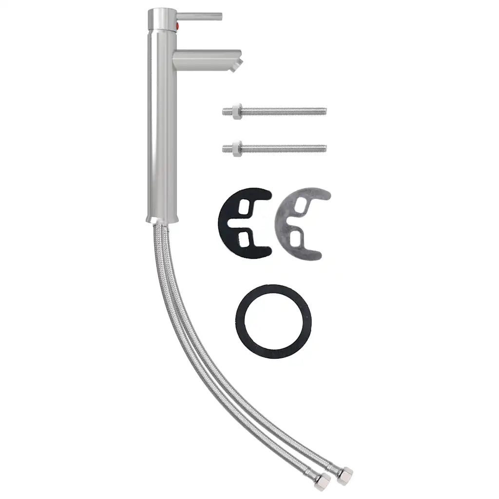 Lavandino con Rubinetto e Piletta Vetro Temperato Trasparente CFW9967080