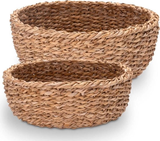 Decorative pannelli rotondi - Zeegras intrecciato - Diametro 30 cm e 25 cm