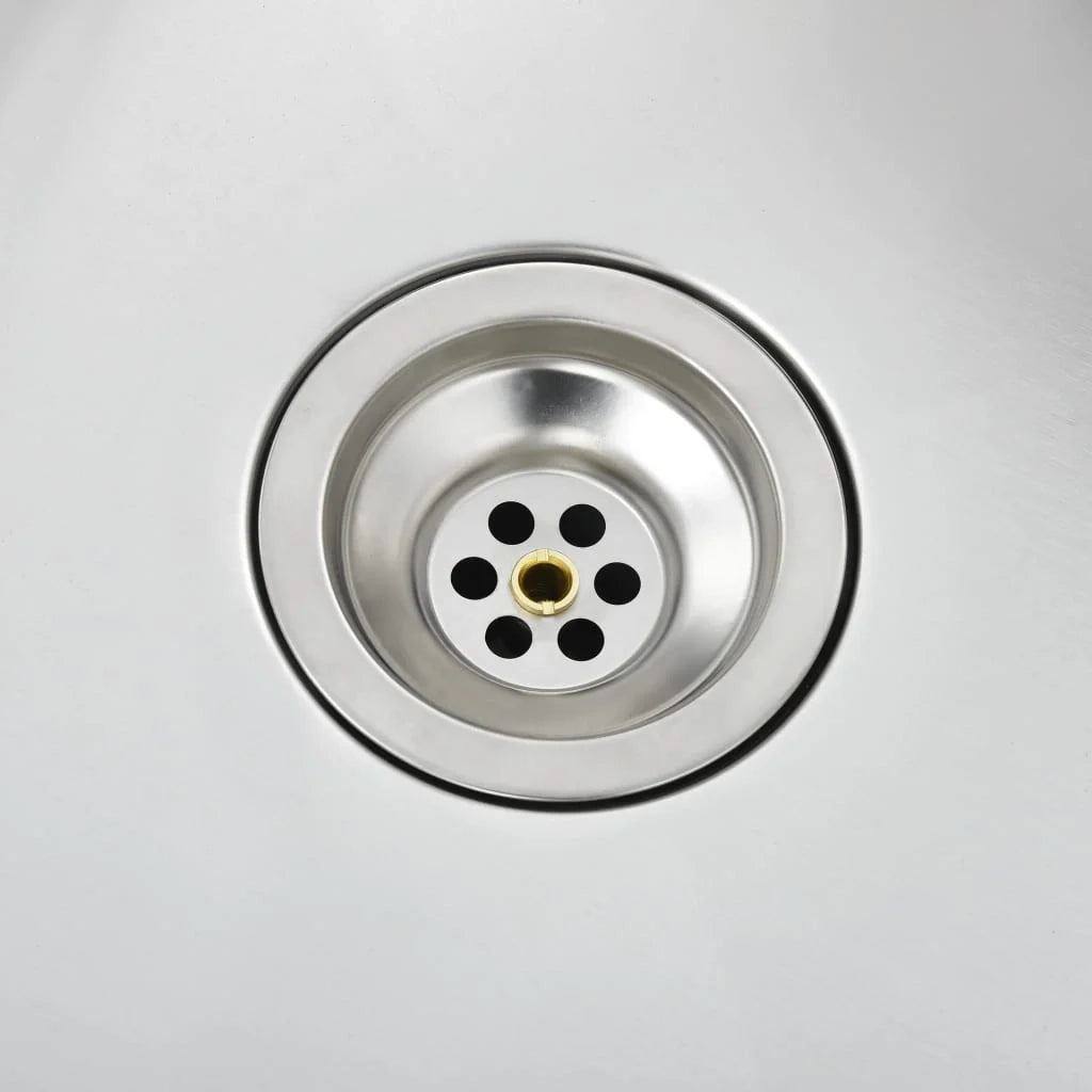 Lavello da cucina fatto a mano con filtro 59 x 44 cm acciaio inox 02_0002363