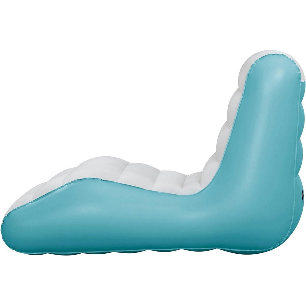 Trade Shop - Poltrona Lunga Leisure Luxe Chaise Longue Gonfiabile Design Ergonomico 133x79x88cm 75127 -