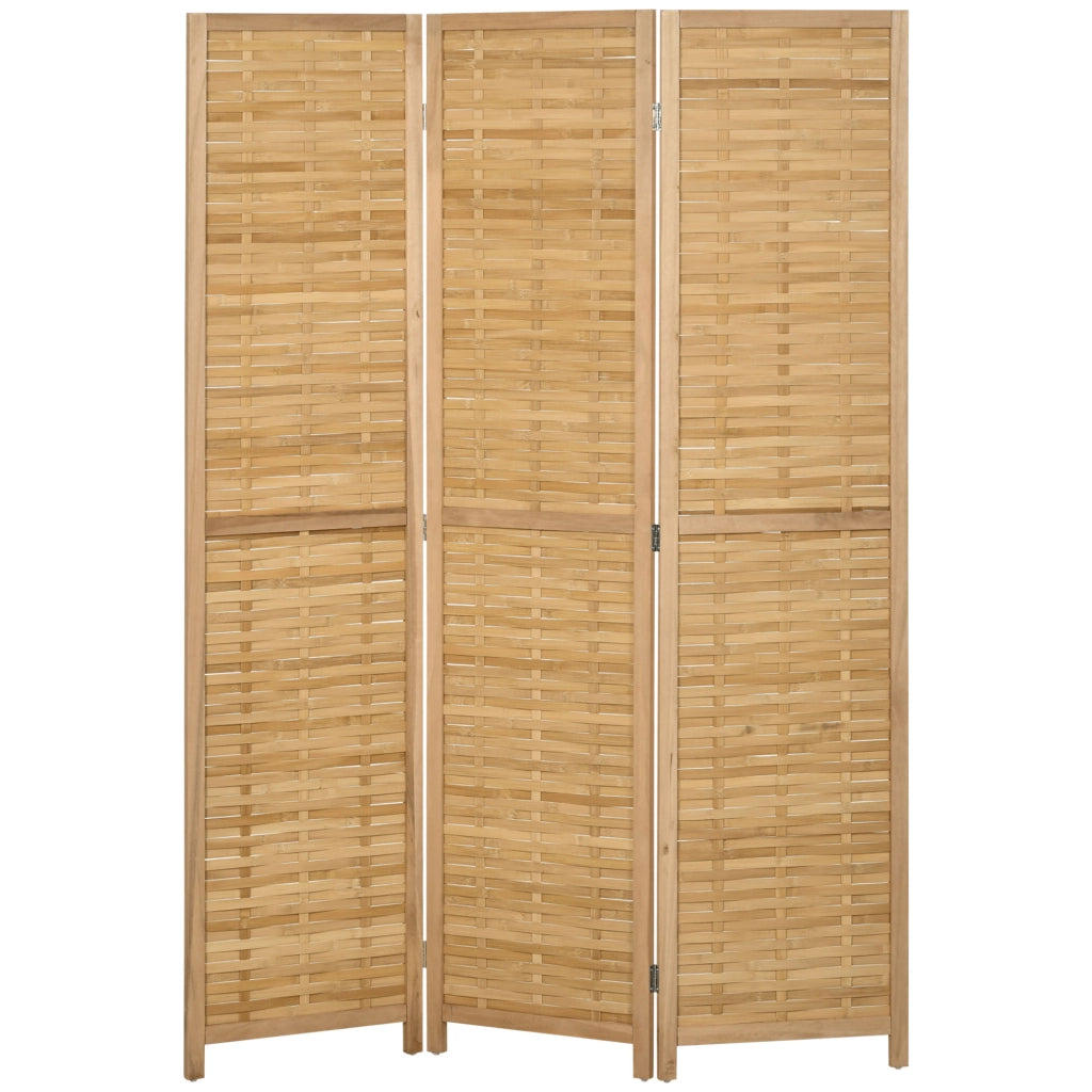 Pannello Divisorio a 3 Ante ¨C zephmum ¨C Bamb¨´ Naturale 120x170x1.8 cm