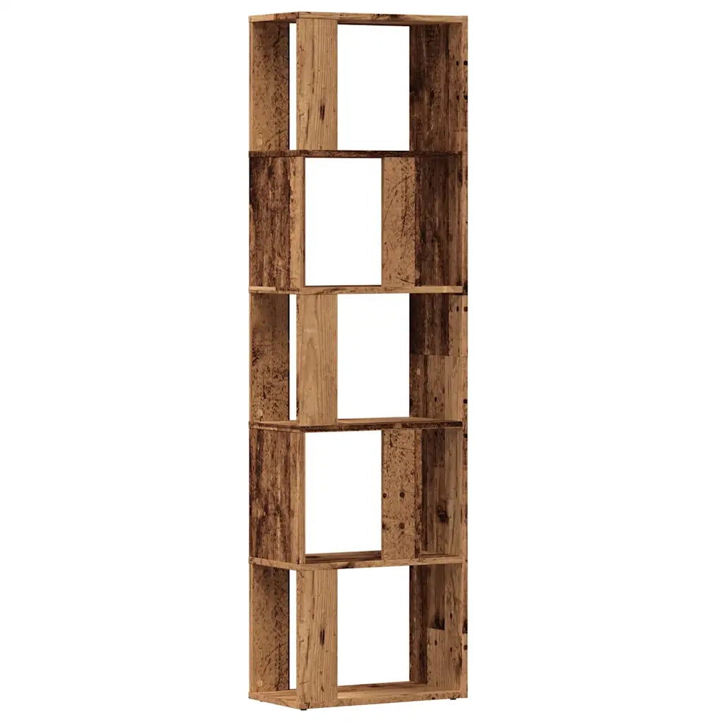 Libreria Legno Antico 45x24x159 cm in Legno Multistrato 855784