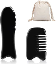 Strumenti di massaggio Gua Sha, tavola di massaggio Gua Sha a doppia testa (2 in 1)