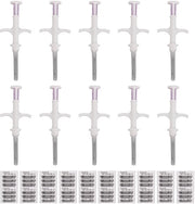 Microchip da 10 pezzi - Identificazione animale - Compatibile con lettori di animali - Facile da impiantare - Leggero - Codice a 15 cifre - Microchip per animali