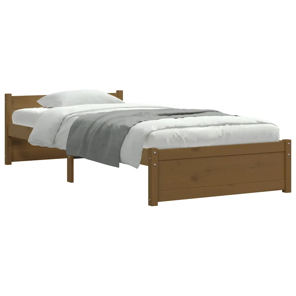 Giroletto senza Materaso Ambra in Legno Massello 75x190 cm 815007