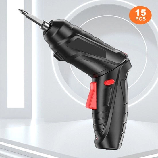 Drill elettrico portatile - 3,6 V - Ricaricabile - Illuminazione LED - Portatile