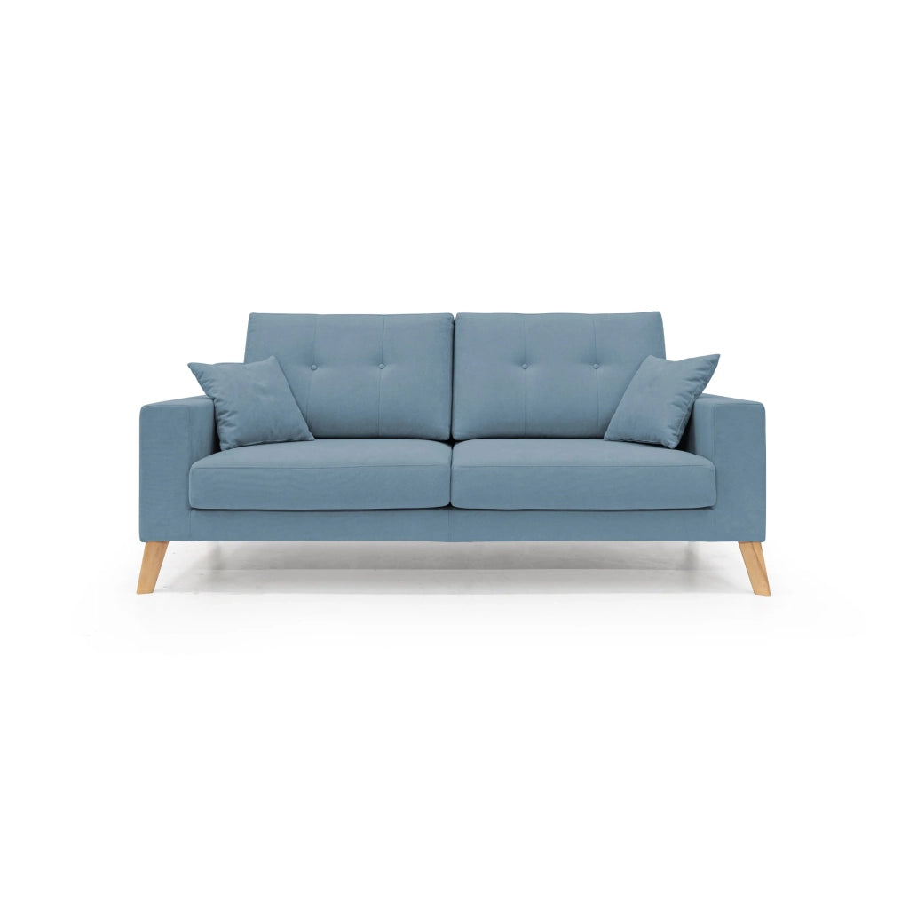 Danish Divano moderno in tessuto morbido impermeabile T02 186 cm carta da zucchero