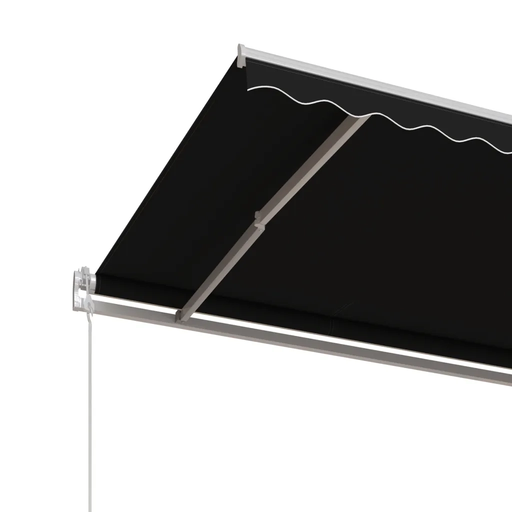 Tenda da Sole Retrattile Automatica 450x350 cm Antracite cod mxl 34293