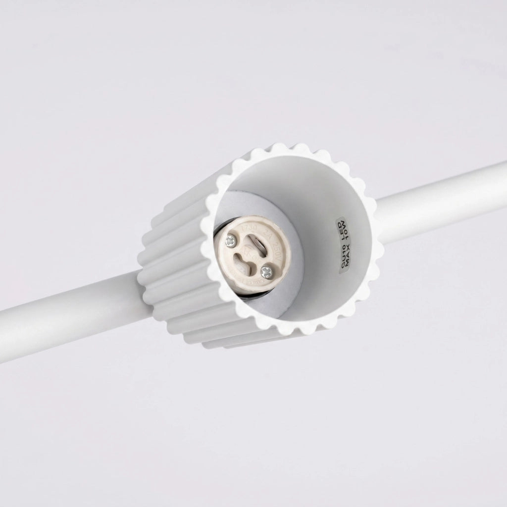 Lampadario KARBON 4 bianco