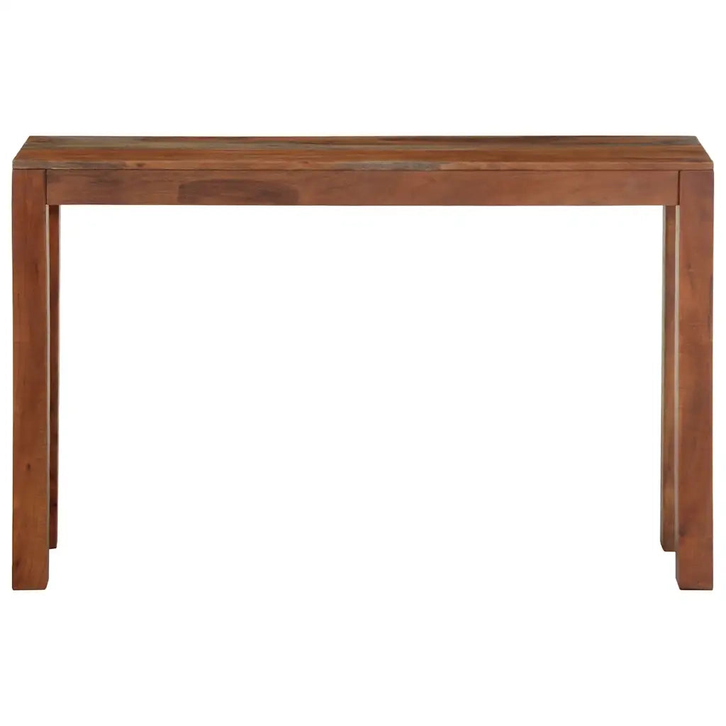 vidaXL Tavolo Consolle 120x30x76 cm in Legno Massello di Acacia
