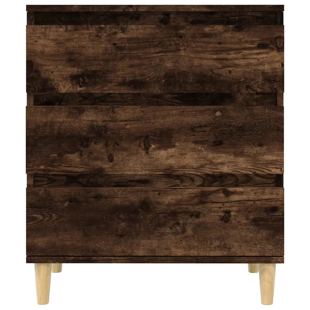 Credenza-Buffet-Armadio da cucina Rovere Fumo 60x35x70 cm in Legno Multistrato 853605