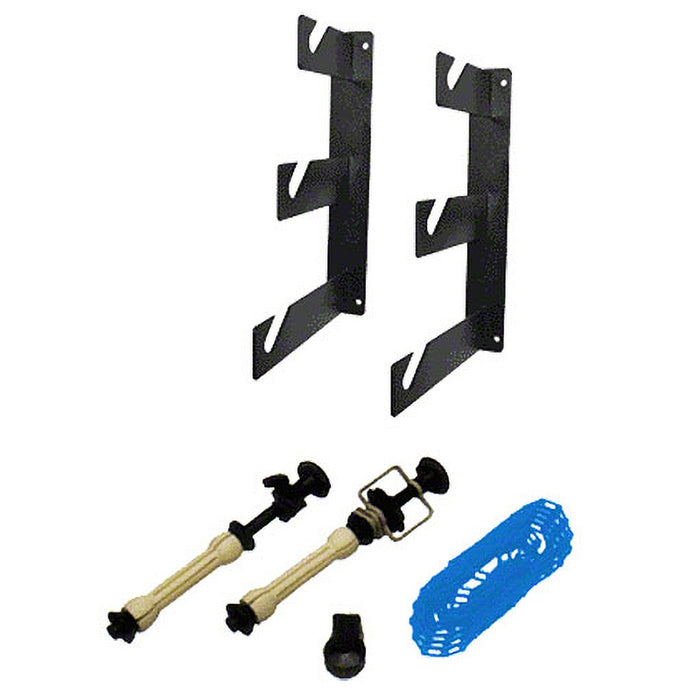 Walimex Set di montaggio a parete per sfondo a 3 pieghe