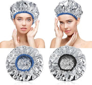 4 cappe di condizionamento profondo, cappucci da doccia in alluminio spesso, cappucci da vapore, cappucci di condizionamento per capelli e trattamenti per capelli e capelli colorati per uso domestico (4 pezzi)