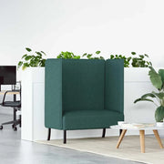 Divano alto 101cm Verde scuro Tessuto 42010837