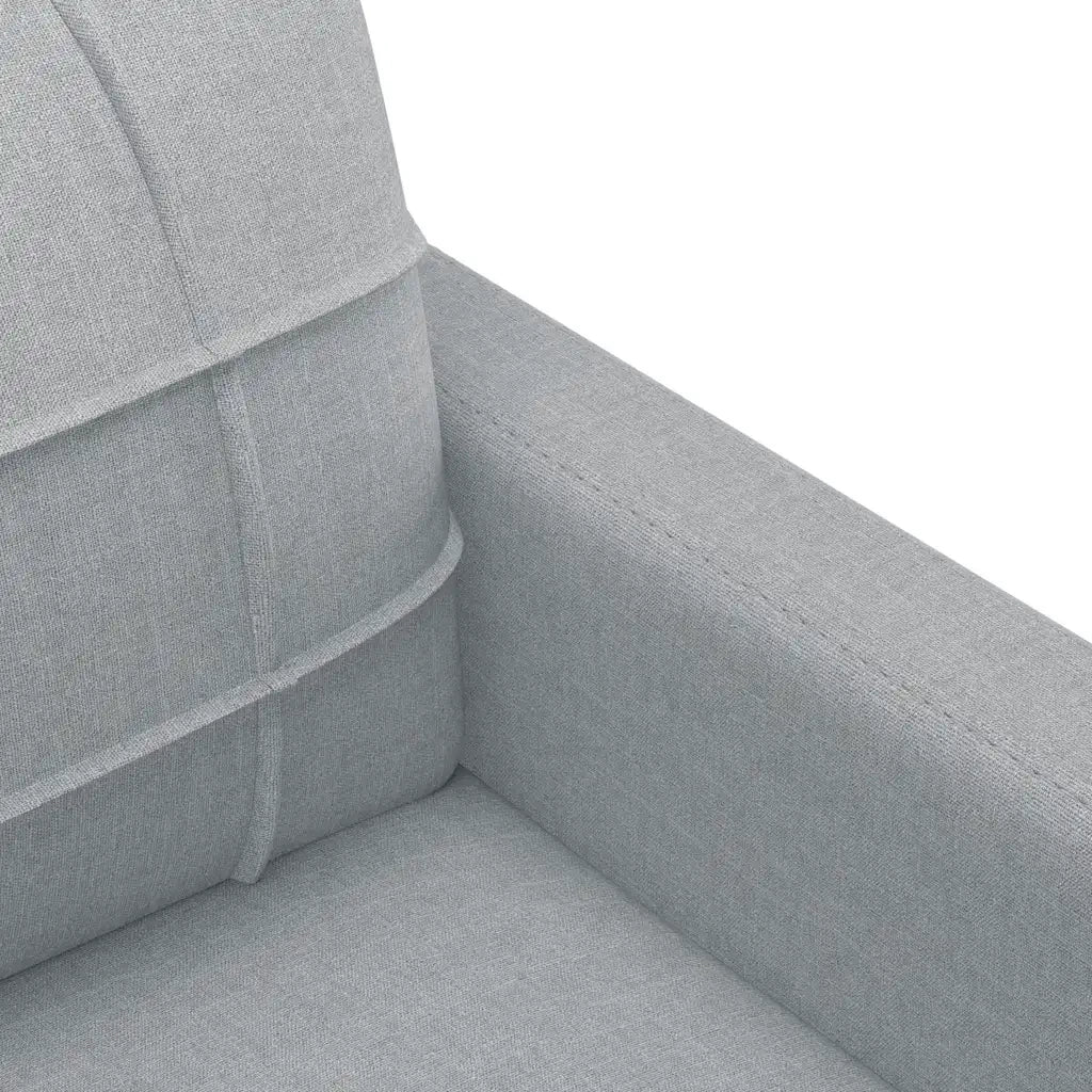 Divano | Divano da soggiorno | Sofa a 3 Posti Grigio Chiaro 180 cm in Tessuto