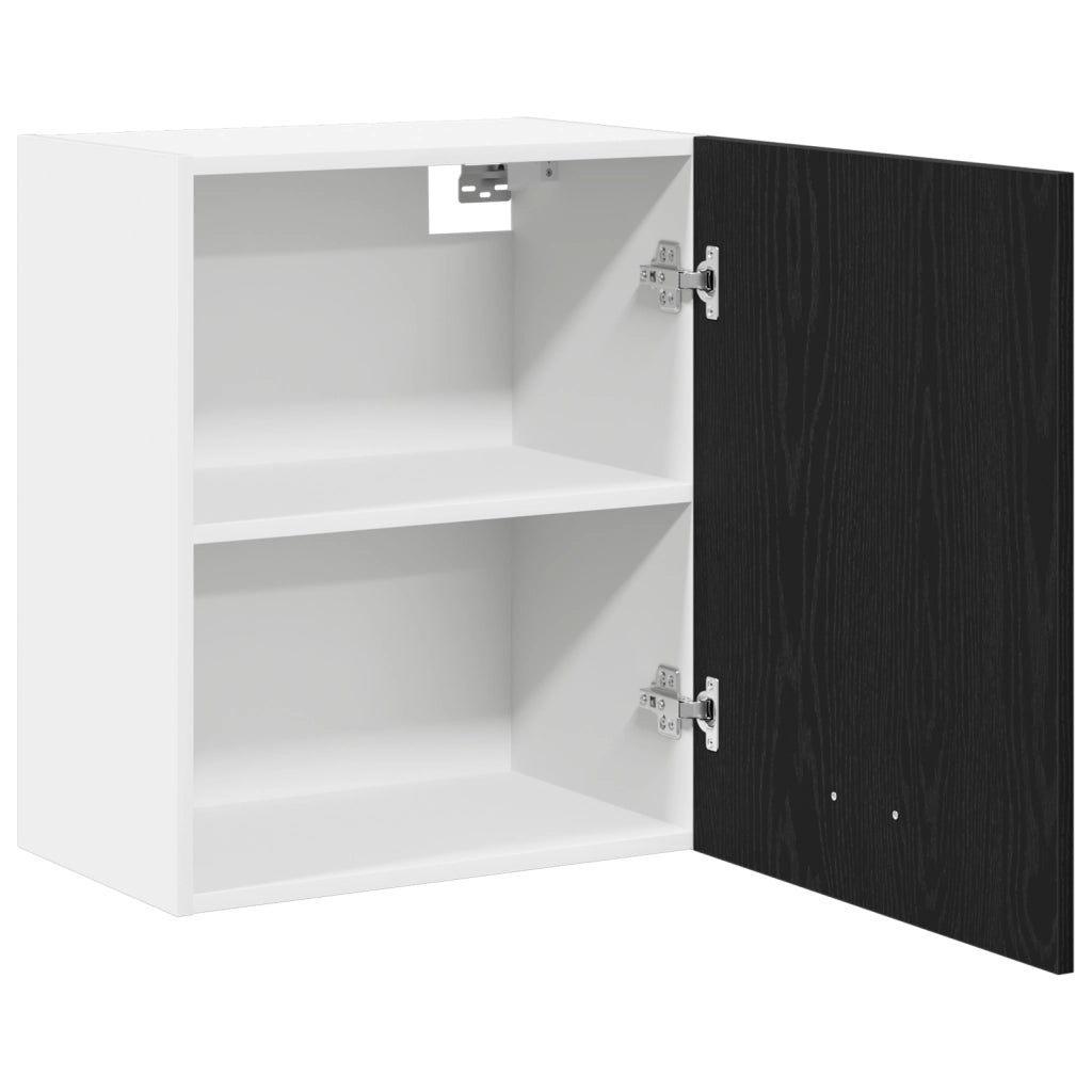 Armadi a muro  - 2 confezioni - Rovere nero, 100x31x60 cm - Realizzati in legno ingegnerizzato