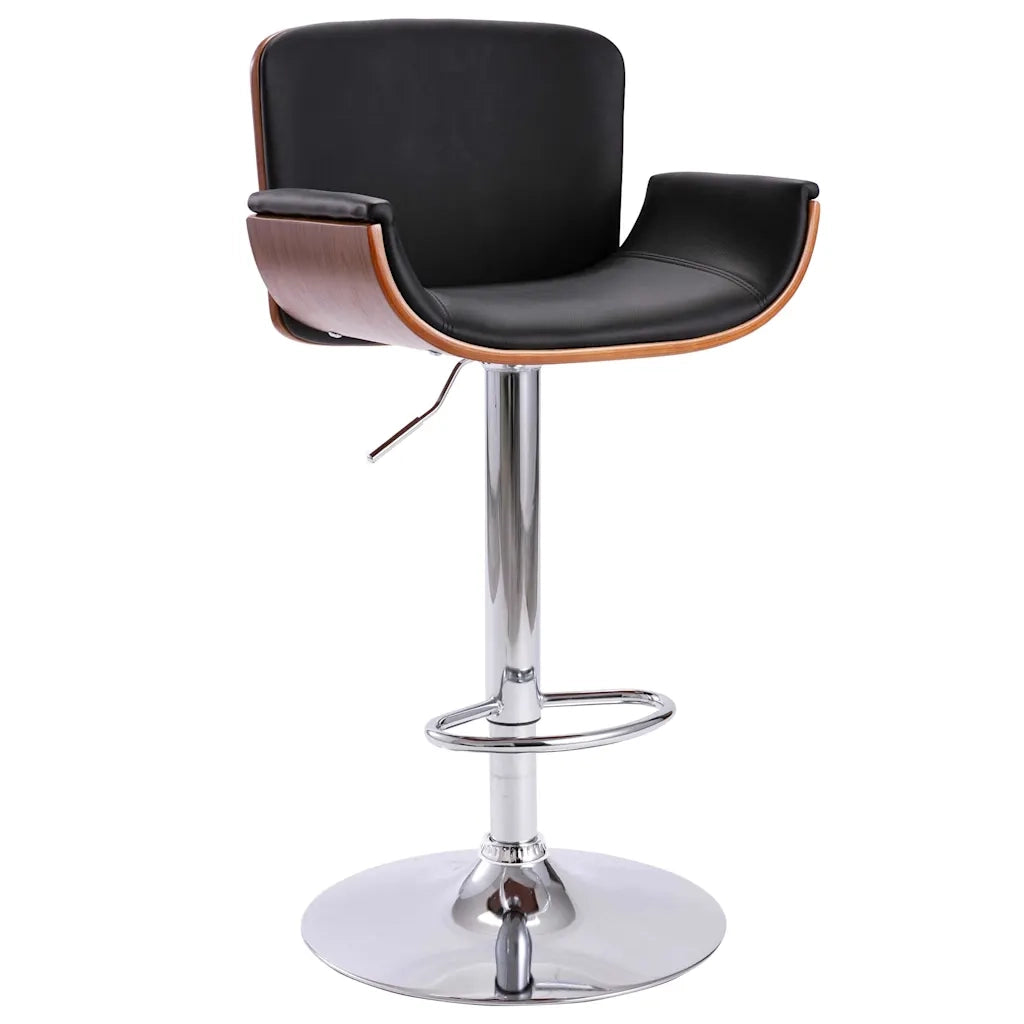 Sgabello da Bar Nero in Similpelle cod mxl 64345