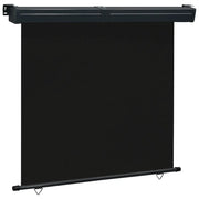 Tenda Laterale per Terrazzo 170x250 cm Nera cod mxl 59214