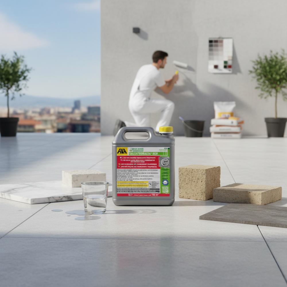 Salvaterrazza eco protettivo anti infiltrazione traspirante consolidante *** formato 5 lt, confezione 1