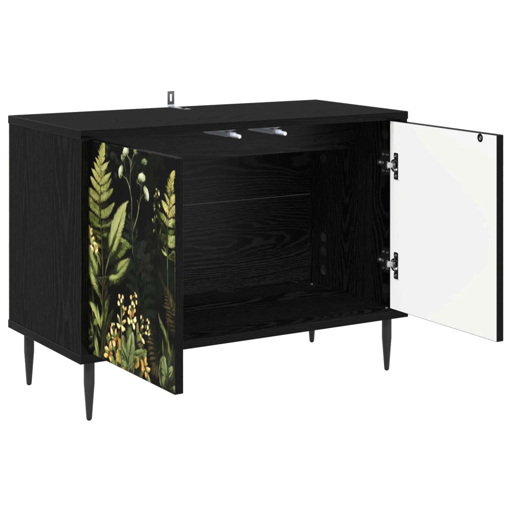 Mobile TV RHENEN 69 x 33 x 50,5 cm Rovere Nero 8007009