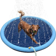 Piscina per cani Ø 100cm - Flessibile - Gettatore per giocattoli - Raffreddamento cani - raffreddare - piscina - Anti scivolamento - Doccia per cani - Bagno - Acqua - Fontana
