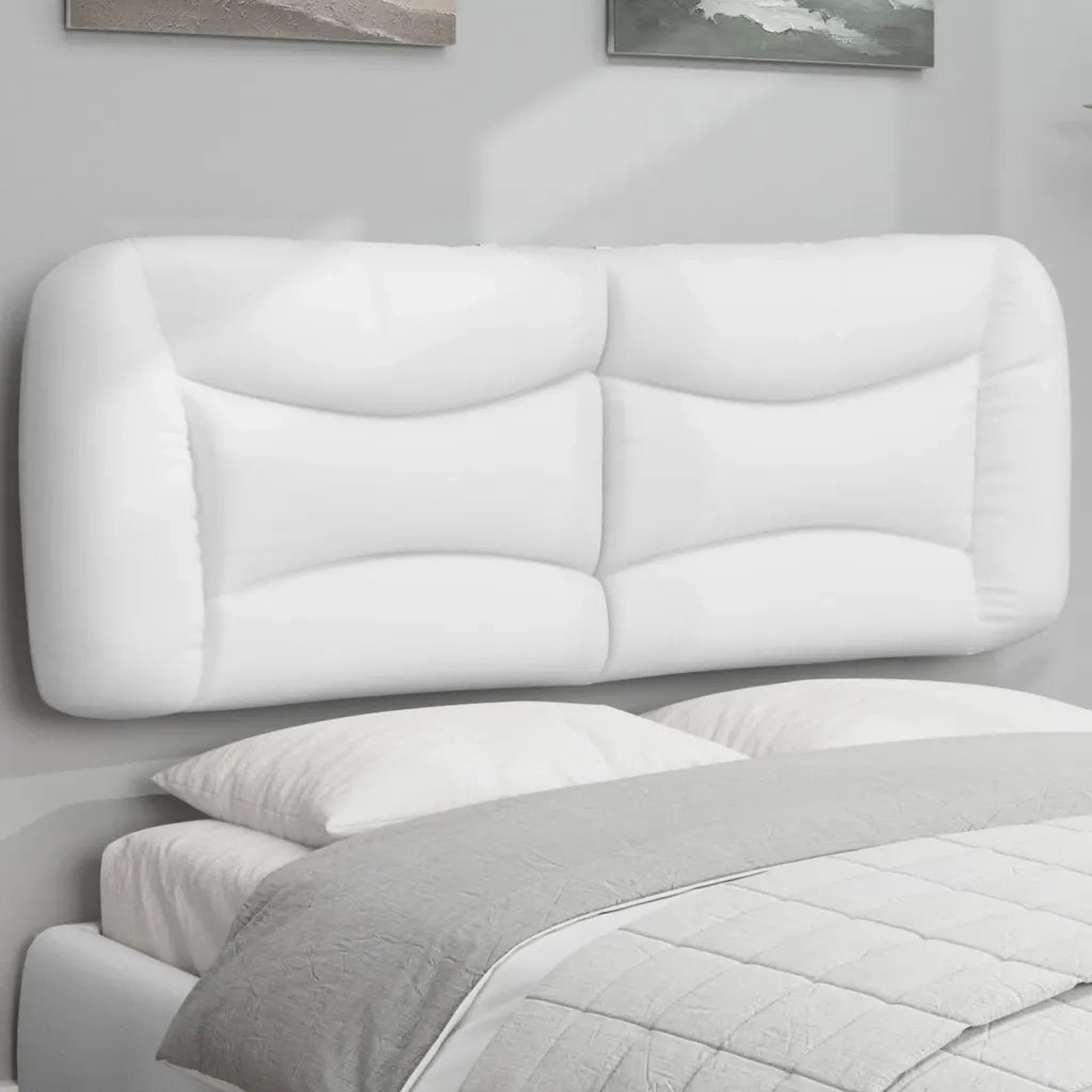 Cuscino Testiera Hvar Bianco 120 cm in Similpelle CFW5426790