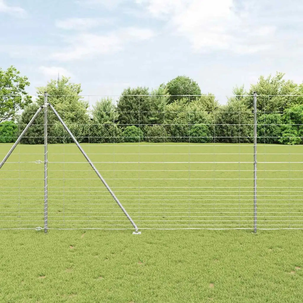 Palo della recinzione Zincato 25 x 1,6 m Acciaio 3351442